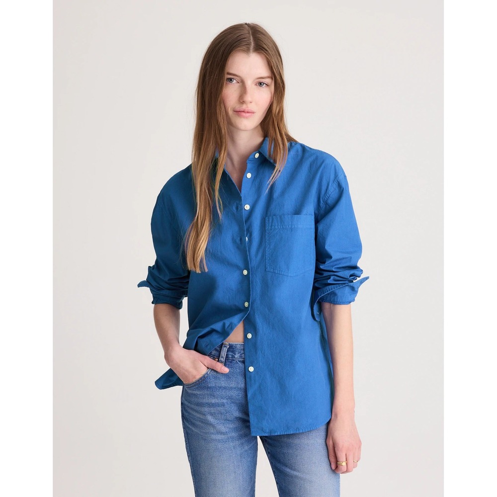 Madewell Blue Button-Down Shirt